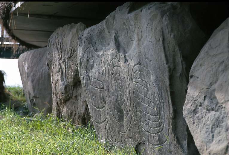 Carved Kerbstone at Knowth 